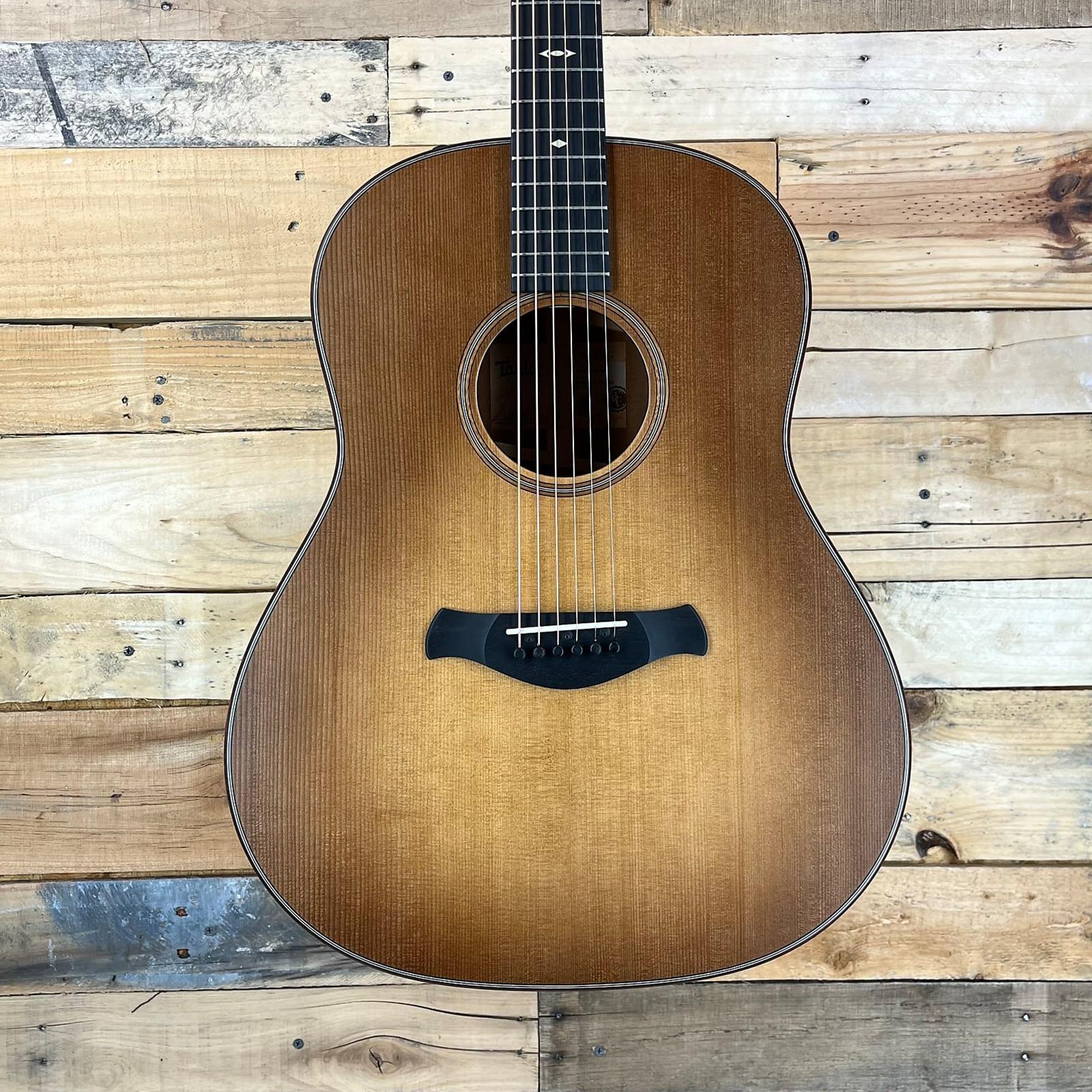 Taylor 517e Builders Edition Grand Pacific Acoustic-Electric Guitar, Wild Honey Burst